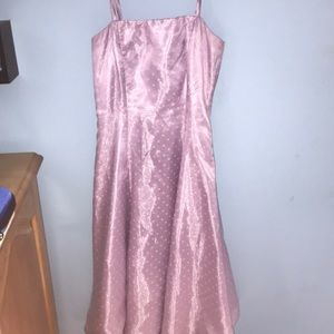 Purple polkadot dress